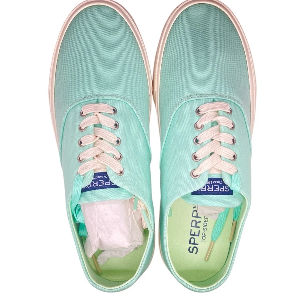 Sperry Captains CVO Women's Mint Sneakers 8